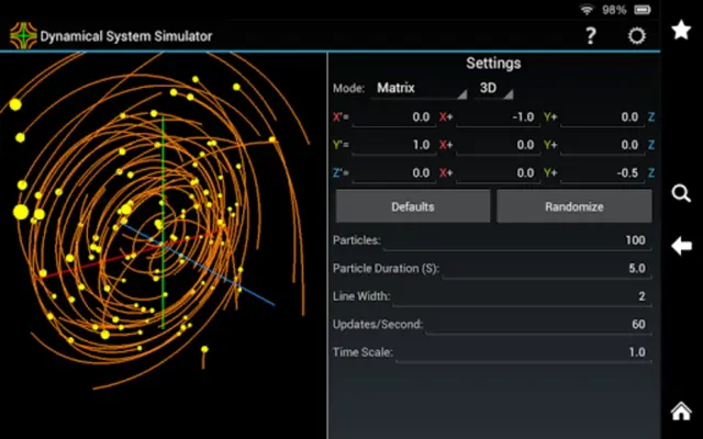 Dynamical System Simulator android App screenshot 0