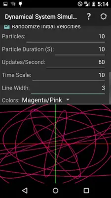 Dynamical System Simulator android App screenshot 5