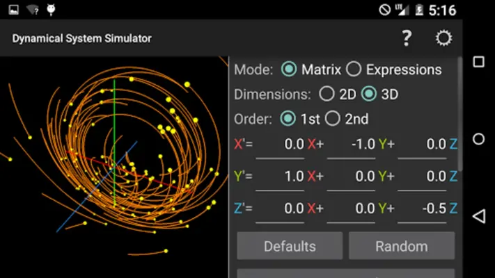 Dynamical System Simulator android App screenshot 7